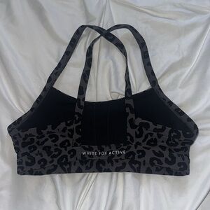 White Fox Boutique animal print sports bra